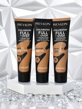 Revlon ColorStay- Full Cover Foundation - Trio Of Tan Shades. 390, 425 & 410.
